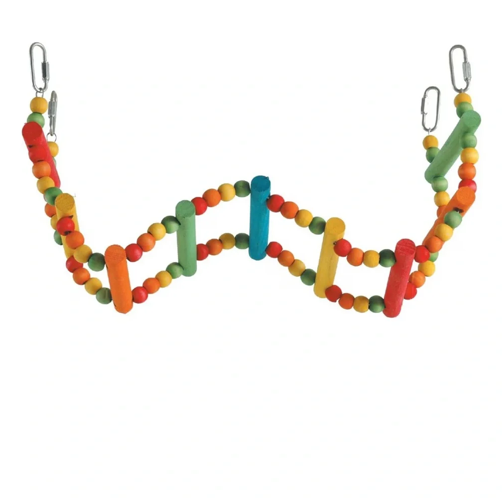 Caitec Featherland Paradise Flex Ladder Bird Toy, Medium